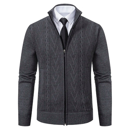 Men's Knitted Sweater Coat