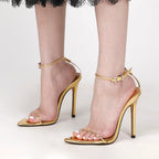 Elegant Ankle Strap Heels