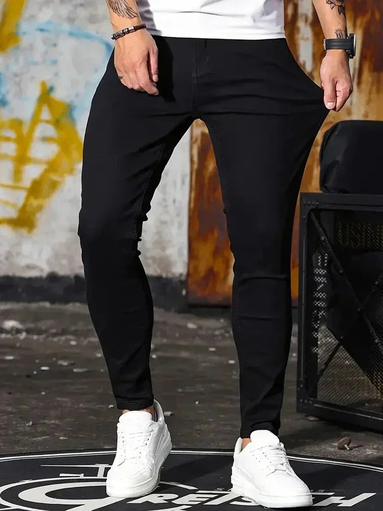 Mens Skinny Pencil Jeans
