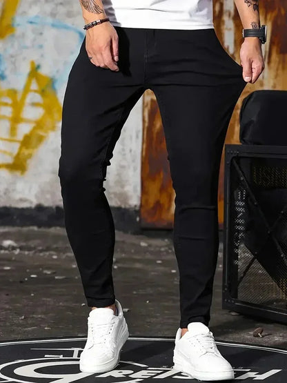 Mens Skinny Pencil Jeans