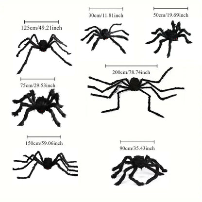 Halloween Giant Plush Spider Decoration