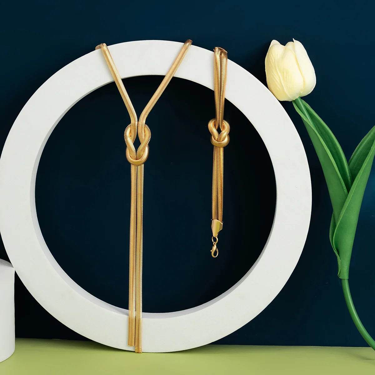 Twisted Chain Choker Set