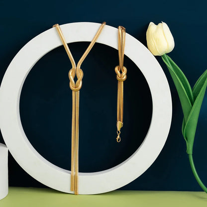 Twisted Chain Choker Set