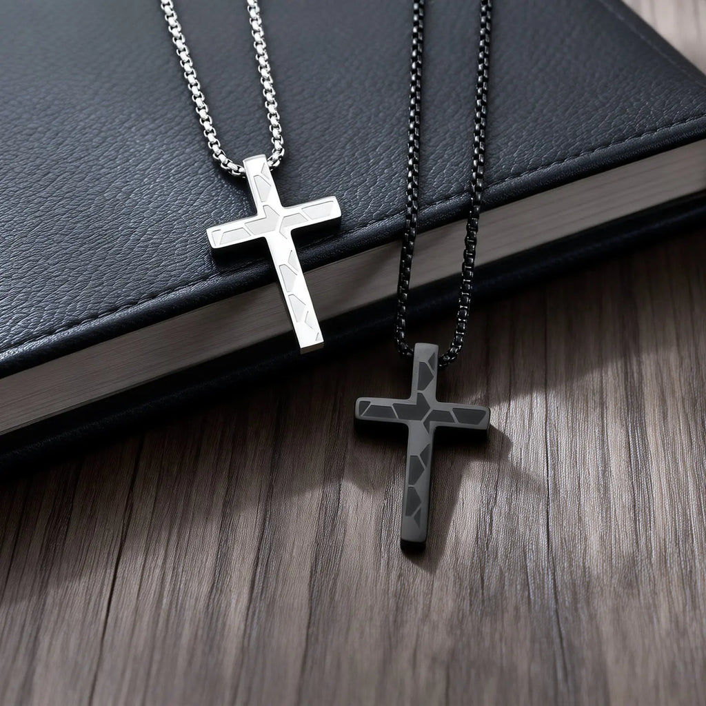 Vnox Cross Pendant Necklace