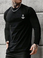 3D Print Casual Long Sleeve Tee