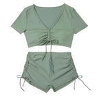 Women's V-Neck Bikini Set