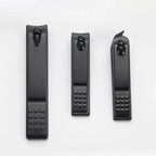 Black Nail Clippers Stainless Steel