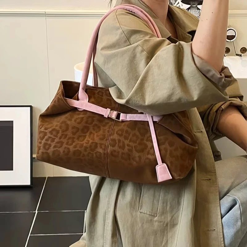 Leopard PU Shoulder Bag