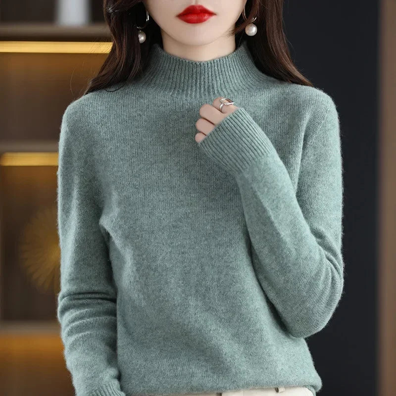 Basic Half-High Collar Sweater