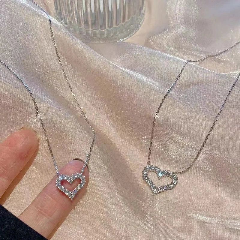 Zircon Clavicle Chain Necklace