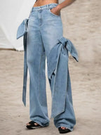 Women’s Patchwork Bow Pants