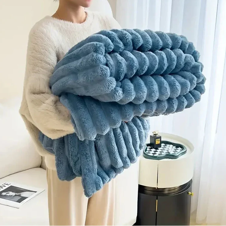 Soft Rabbit Velvet Blanket