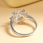Sunflower Moissanite Wedding Ring