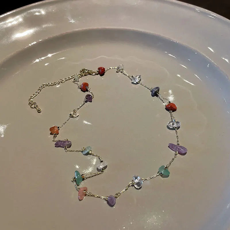 Cute Crystal Choker Necklace