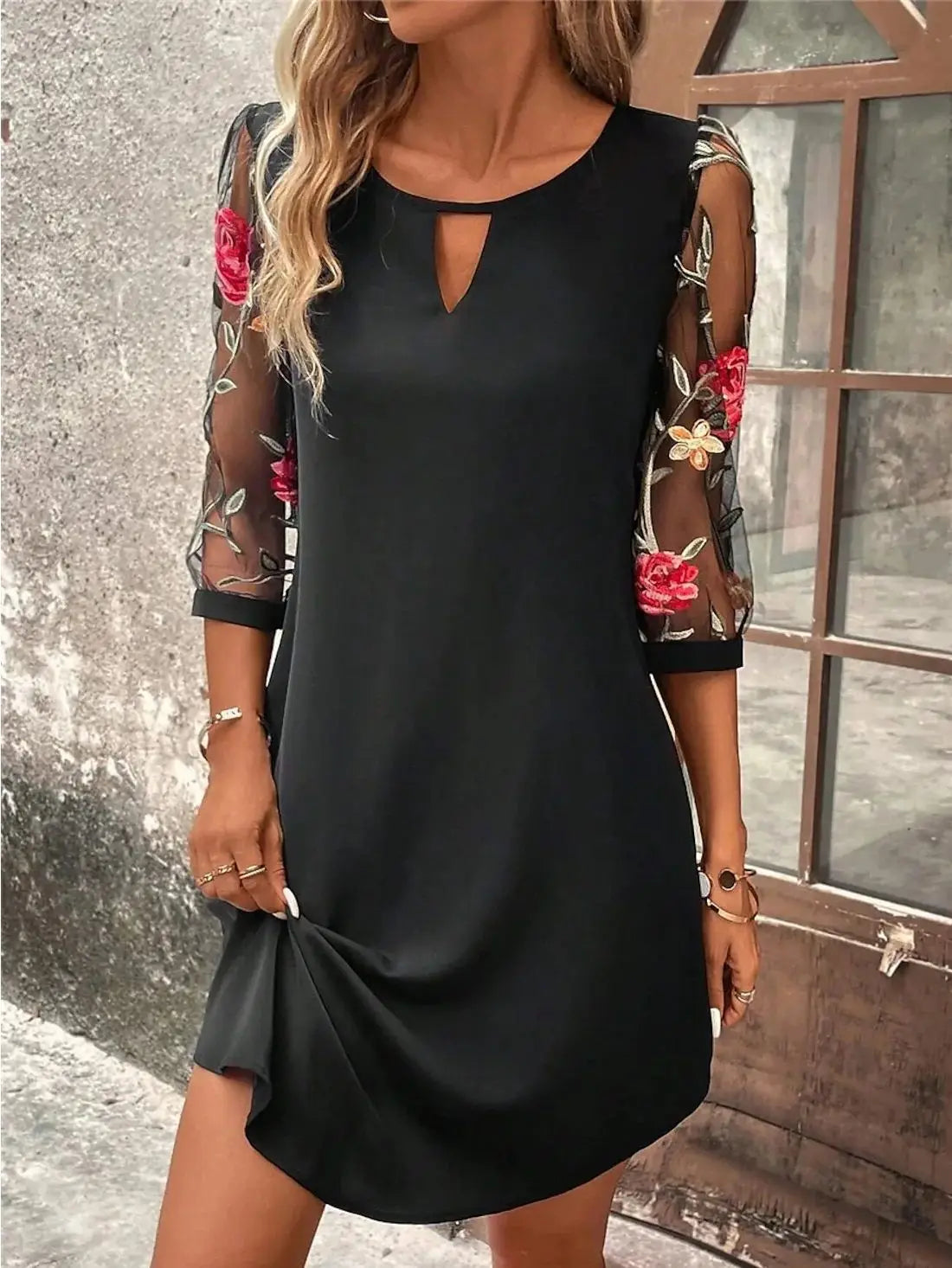 Printed Summer Mini Dress