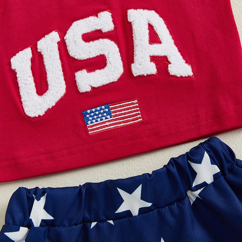 Toddler Girl 4th of July Outfit