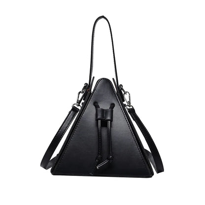 Luxury Leather Triangle Shoulder Bag