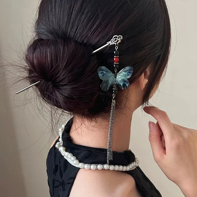 Elegant Butterfly Hair Stick
