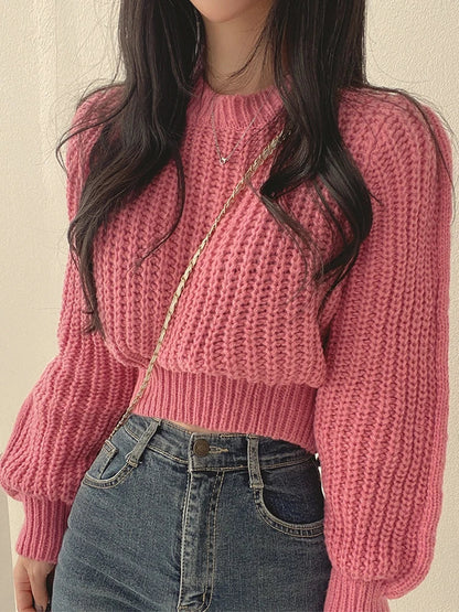 Loose Lantern Sleeve Sweater