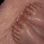 Solid Color False Toenails Summer