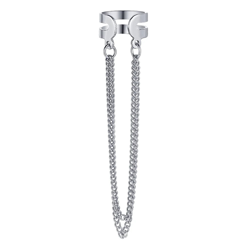 Crystal Clip Ear Cuffs