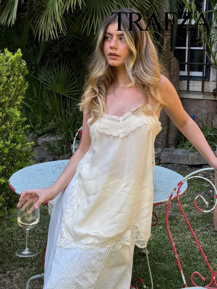 Summer V-Neck Lace Camisole