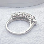 Women’s Moissanite Sterling Silver Ring