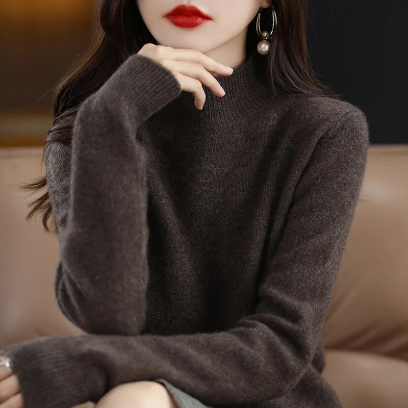 Basic Half-High Collar Sweater