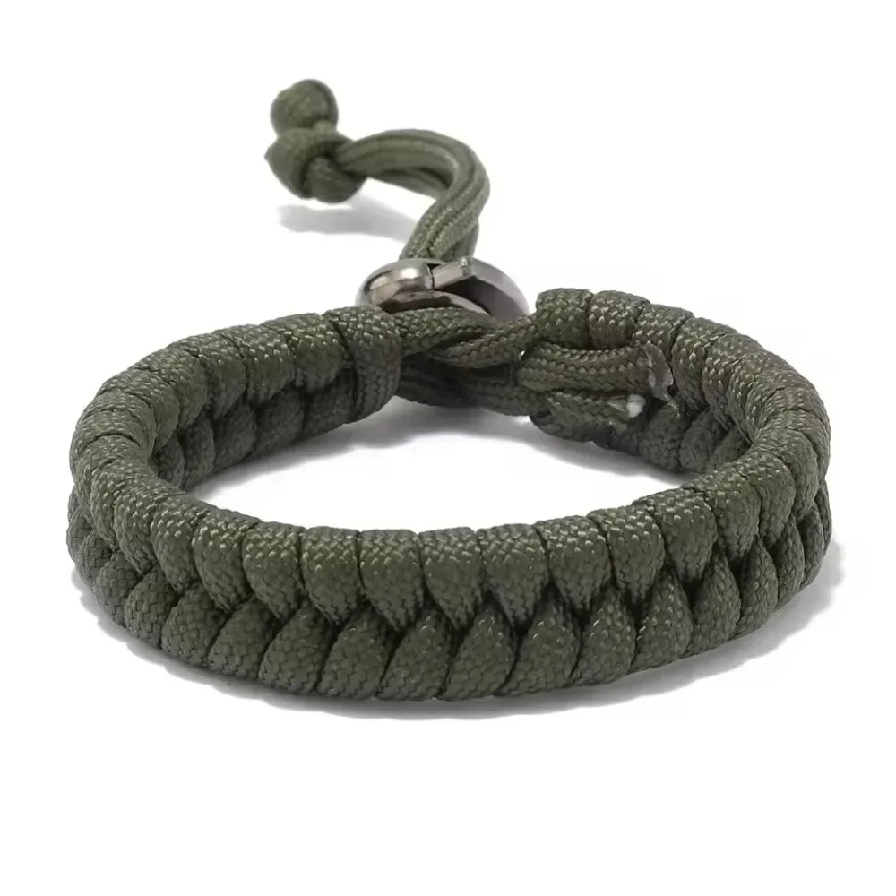 Adjustable Paracord Survival Bracelet