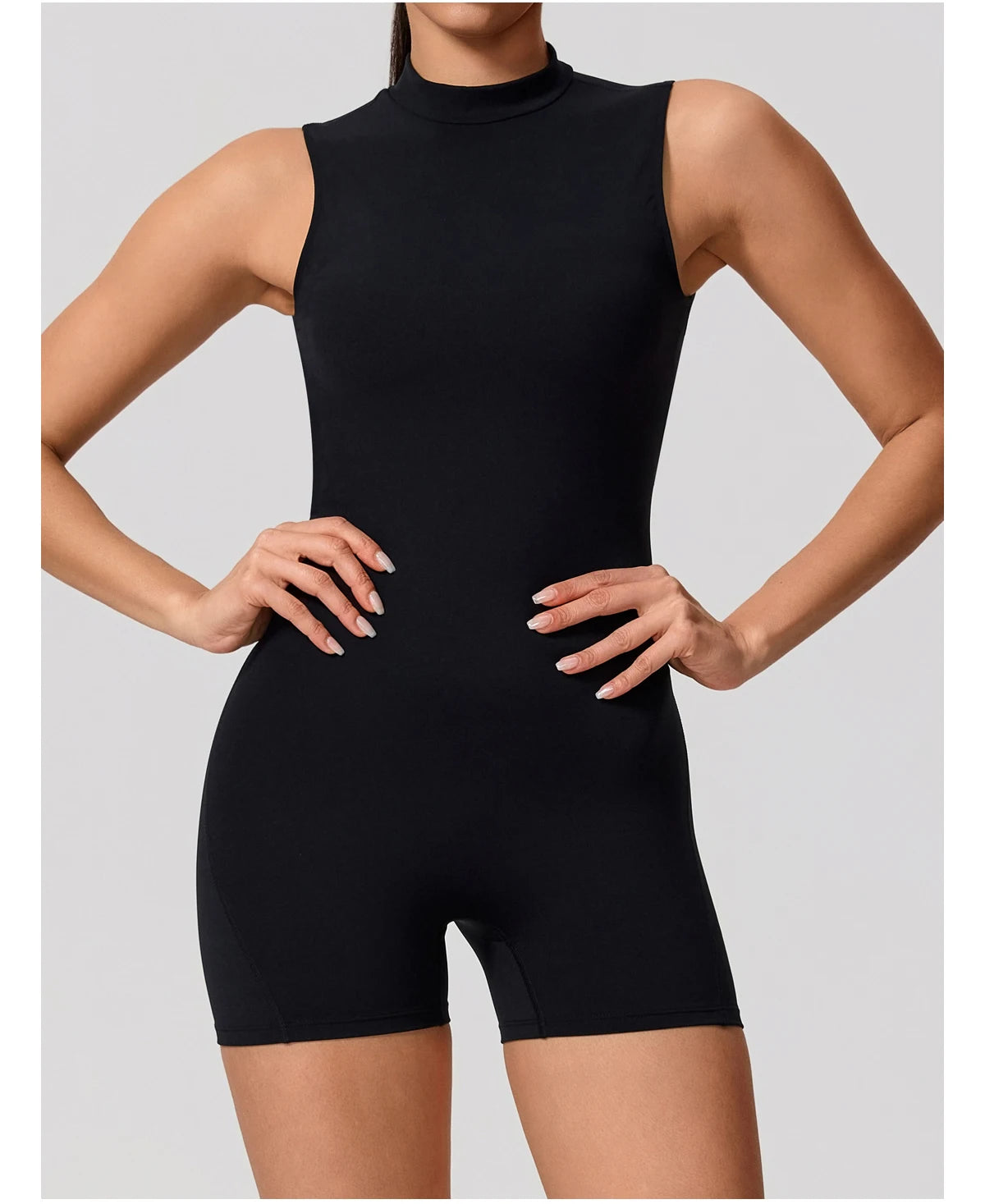 High Waist Scrunch Sports Jumpsuit
