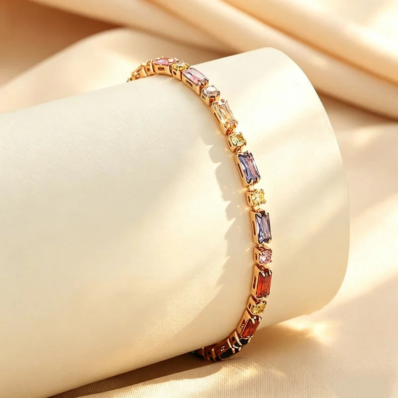 Zircon Sterling Silver Bracelet