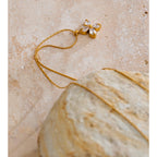 Flower Zircon Pendant Necklace