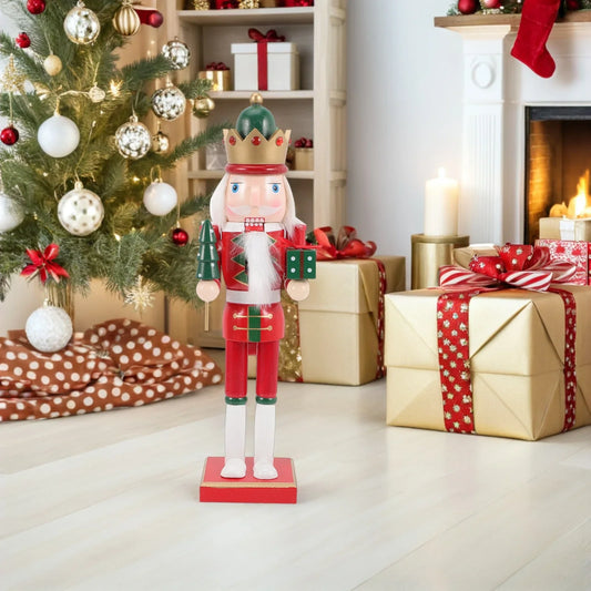 Christmas Nutcracker Soldier Ornament – Traditional Wooden Figurine