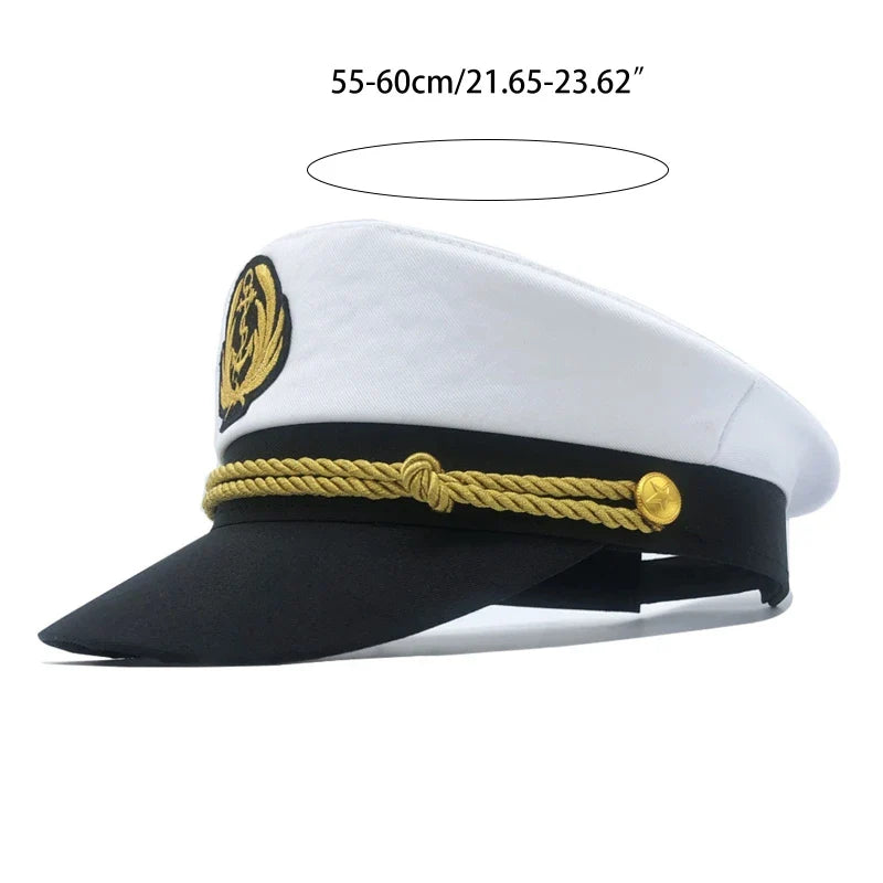 Yacht Captain Costume Hat