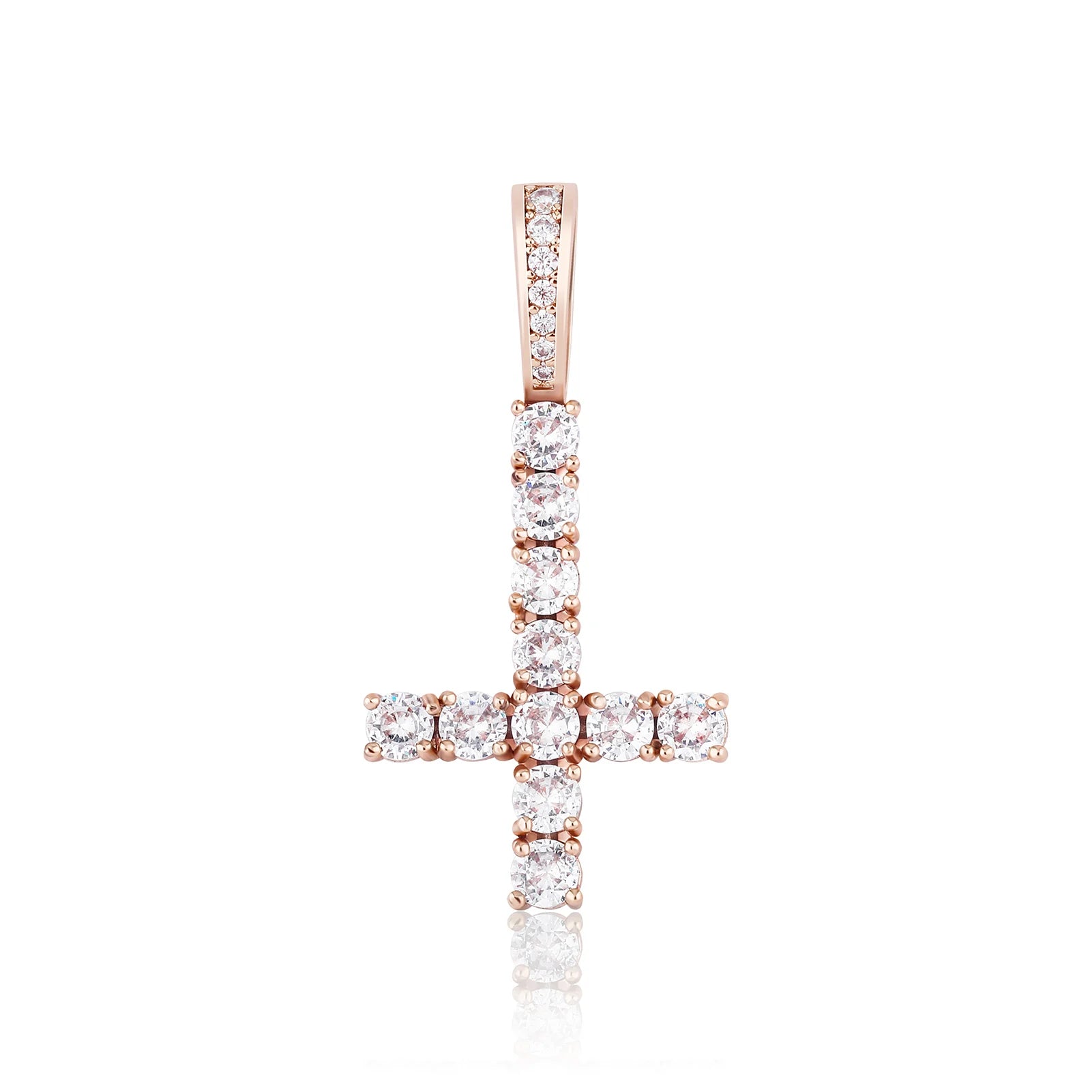 JINAO Iced Cross Necklace