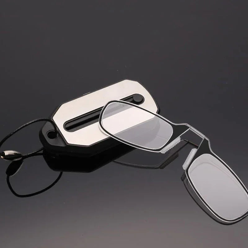 Folding Nose Clip Reading Glasses