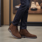 Retro Synthetic Desert Boots