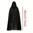Black Grim Reaper Costume Cloak