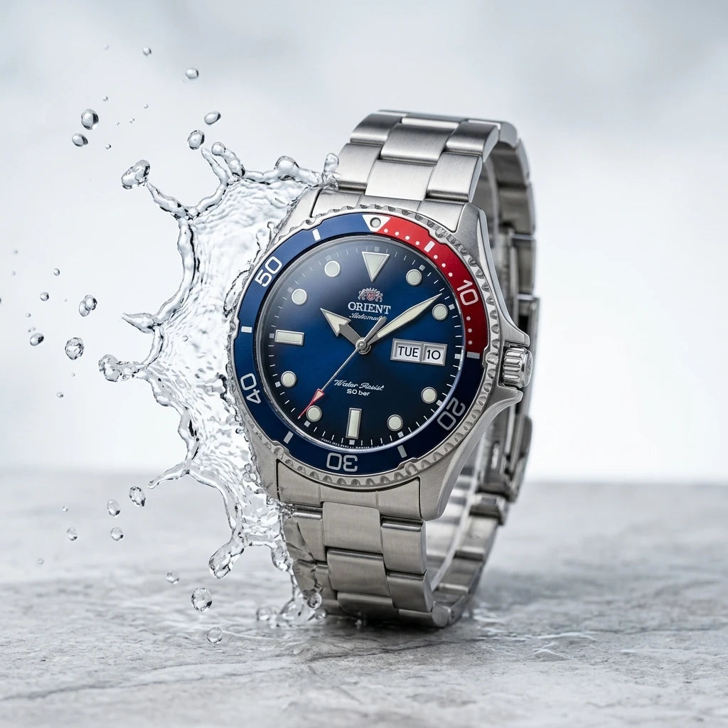 Orient 200M Steel Diving Watch