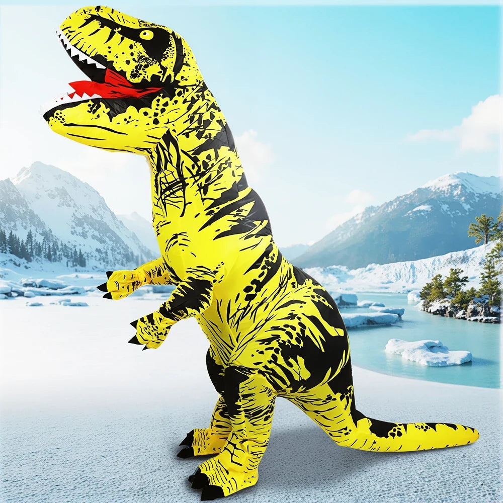 Inflatable Dinosaur Mascot Costume