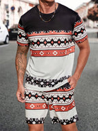 Vintage Ethnic 3D Print Tracksuit
