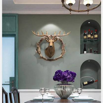 Deer Head Wall Hanging Decoration