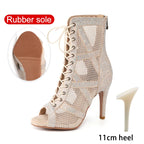 Rhinestone Latin Dance Boots