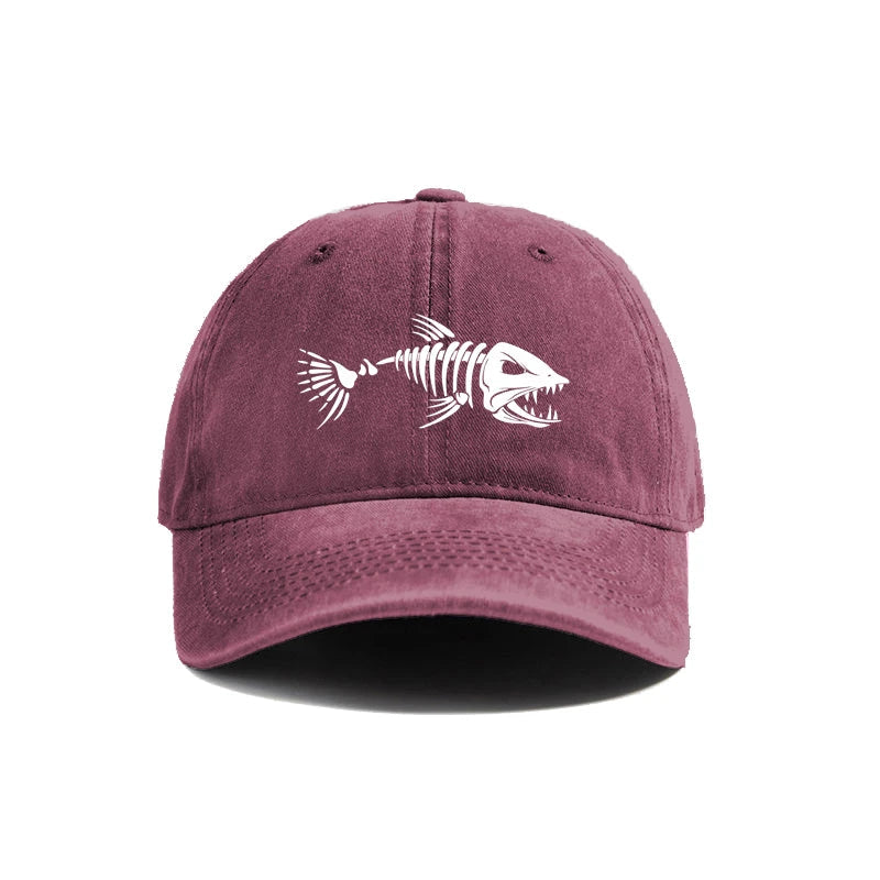 Fish Bone Baseball Cap