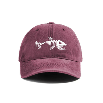 Fish Bone Baseball Cap
