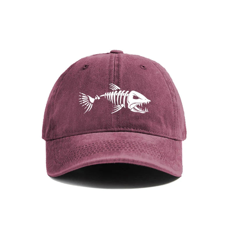 Fish Bone Baseball Cap