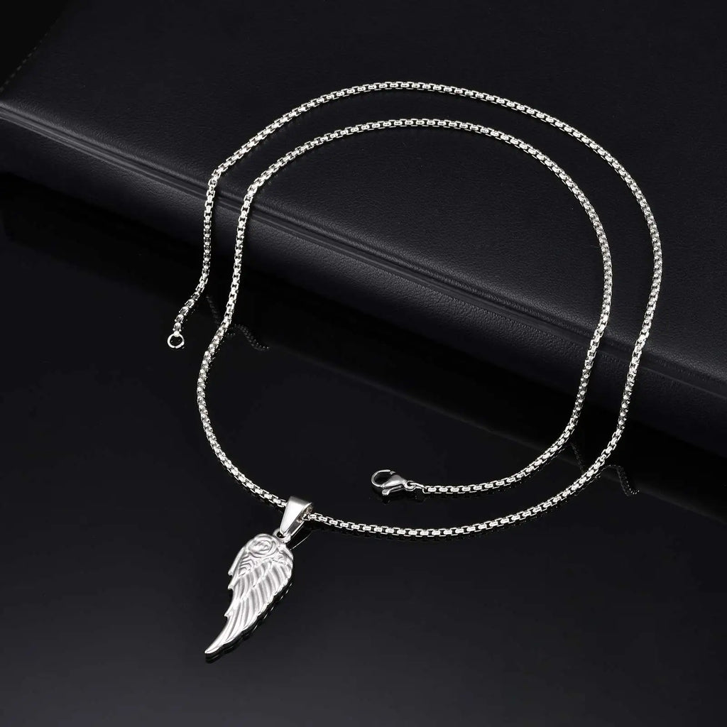 Prjewel Feather Pendant Necklace