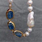 Pearl Kyanite Strand Bracelet