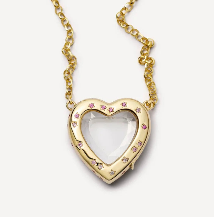 Neo Gothic Heart Pendant Necklace