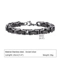 Men's Chunky Byzantine Bracelet